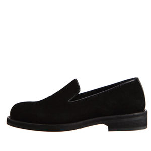 RELIZMPRODUCT Black Suede Loafersrp183-50481