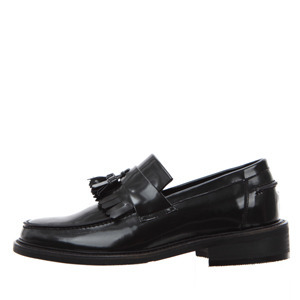 RELIZMPRODUCTBlack Glossy Leather Tasselsrp161-41061